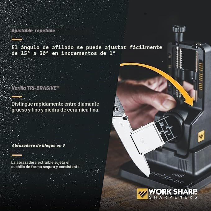 Barra Tri-Brasive de Work Sharp con diamante y cerámica